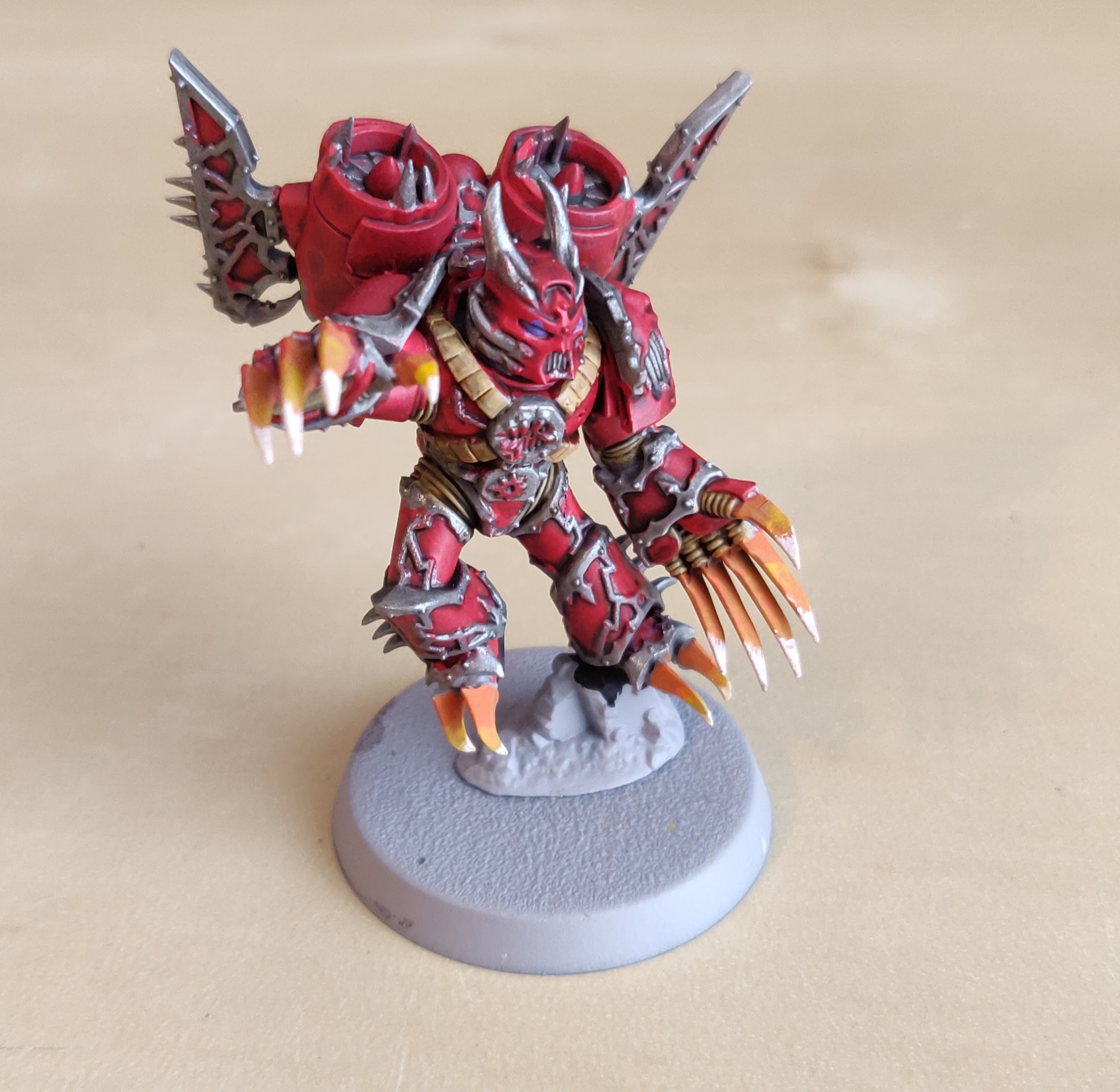 Chaos Space Marine Warp Talons painted